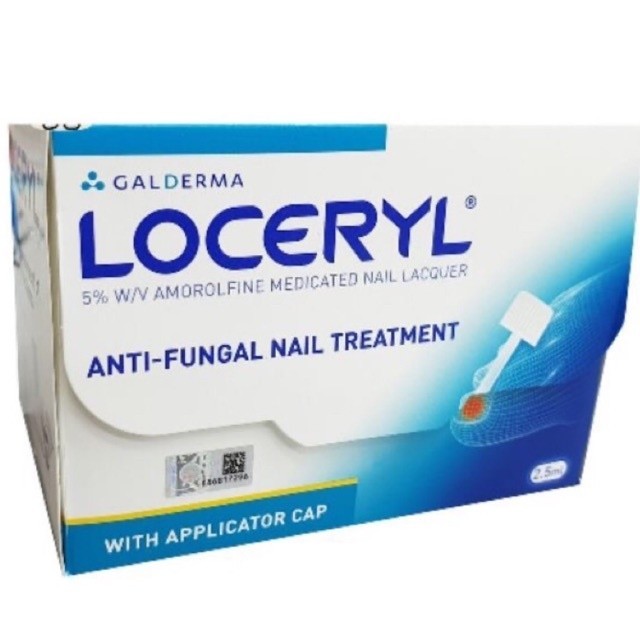 Galderma Loceryl Nail Lacquer 5% 2.5ml Kuku Rusak