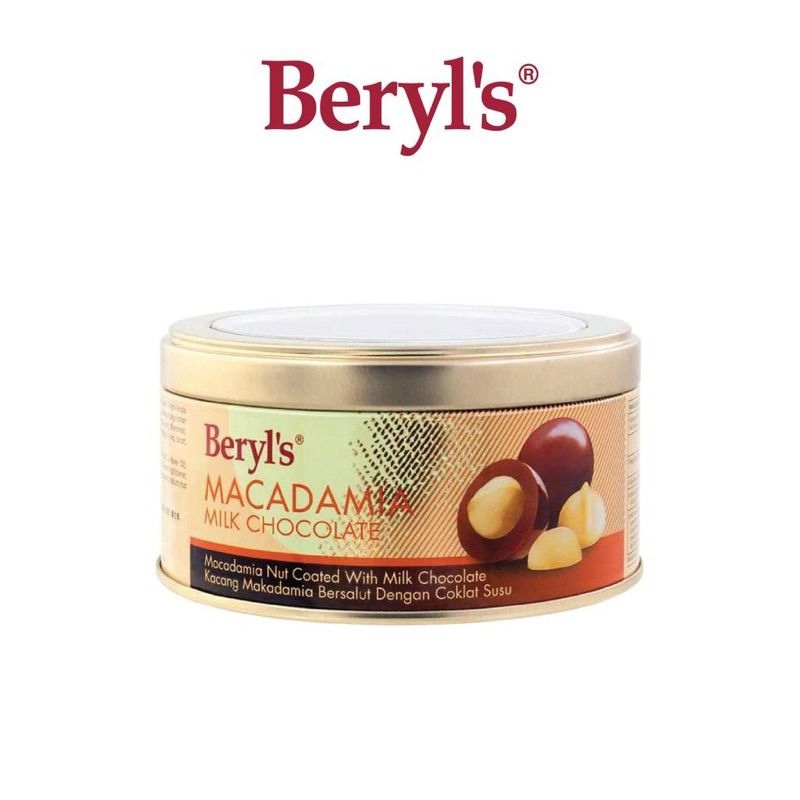 

beryls macadamia nuts coated with milk chocolate