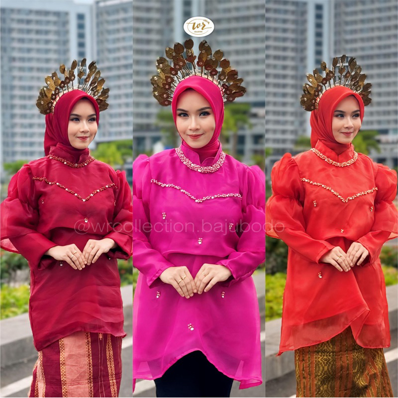 BAJU BODO MODERN ORGANZA PAYET