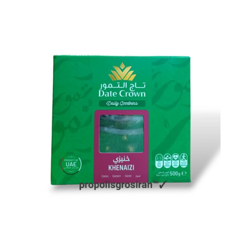 

Kurma Date Crown Khenaizi 500gr Kheneizi 500 gram