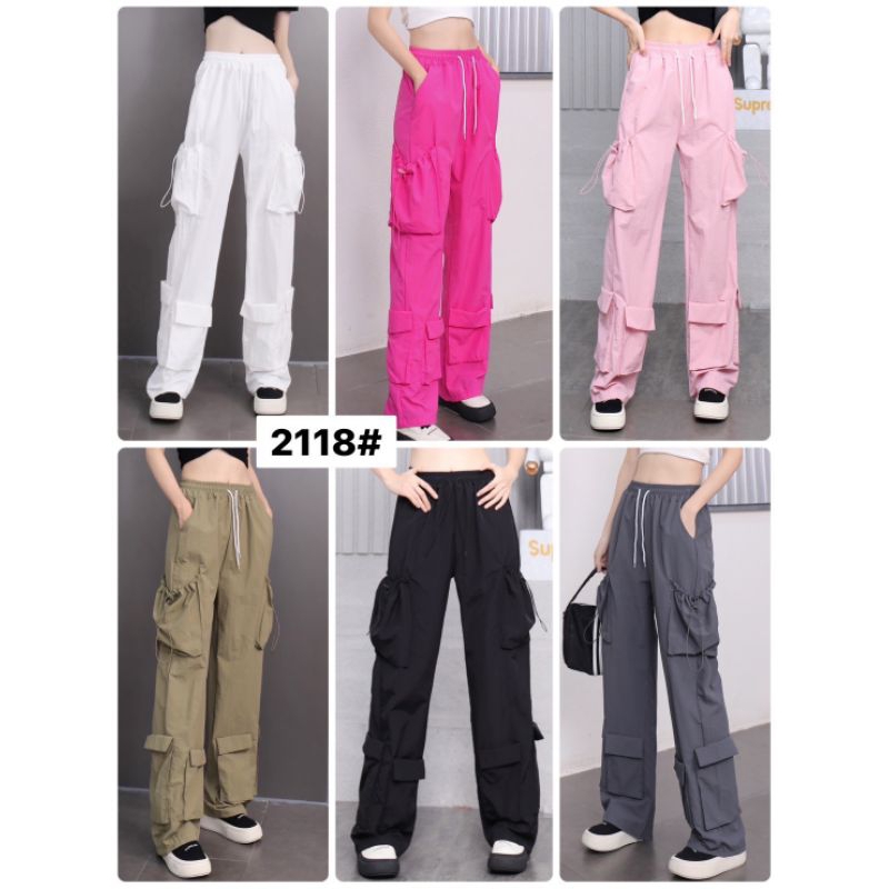[BeliLagi]- [READY STOCK] Jogger Cargo Kantong Y2K Dancer/ Jogger Ala Korea/Jennie/Lisa/Jisoo Pants/