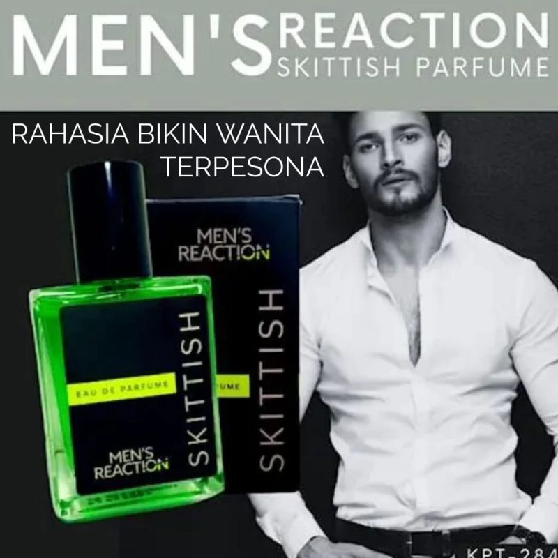 (MENS REACTION SKITTISH)- Parfum pemikat wanita ORIGINAL WANGI TAHAN LAMA