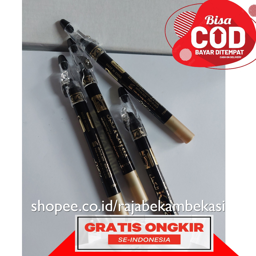 Celak Kajal Pensil Celak Mata Impor / Pencil Celak Sifat Mata / Celak Mata plus rautan