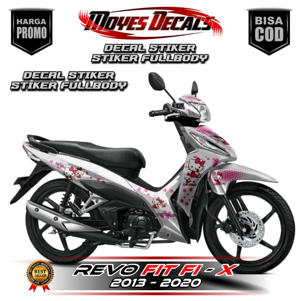 (COD) Decal Stiker Revo FIT FI / Stiker Variasi Revo FIT FI-X Fullbody Motip doraemon