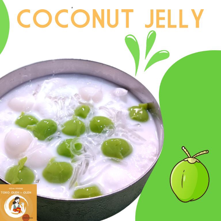 

VQU244 Dijamin Ori Es Kelapa Jelly Coconut Jelly Dessert Es Kelapa Muda