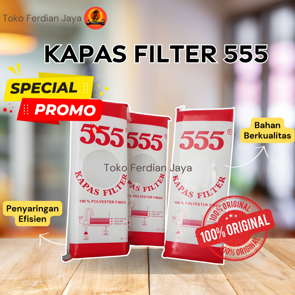 KAPAS BUSA FILTER AKUARIUM 3 LAPIS | KAPAS FILTER | KAPAS IKAN KAPAS FILTER 555