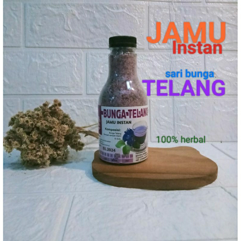 

MINUMAN HERBAL BUNGA TELANG | MINUMAN JAMU INSTAN TELANG