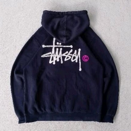 STUSSY BASIC HODIE ORIGINAL NAVVY