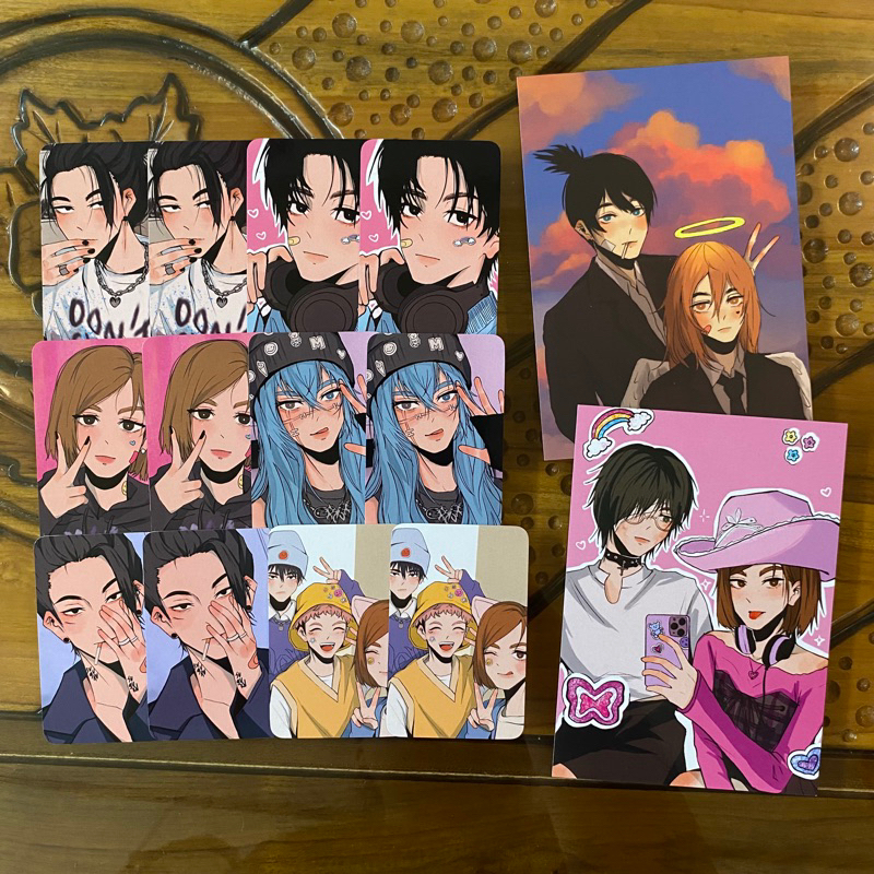 READY STOCK PHOTOCARD FANMERCH 6baji JUJUTSU KAISEN CHAINSAW MAN ARTPRINT