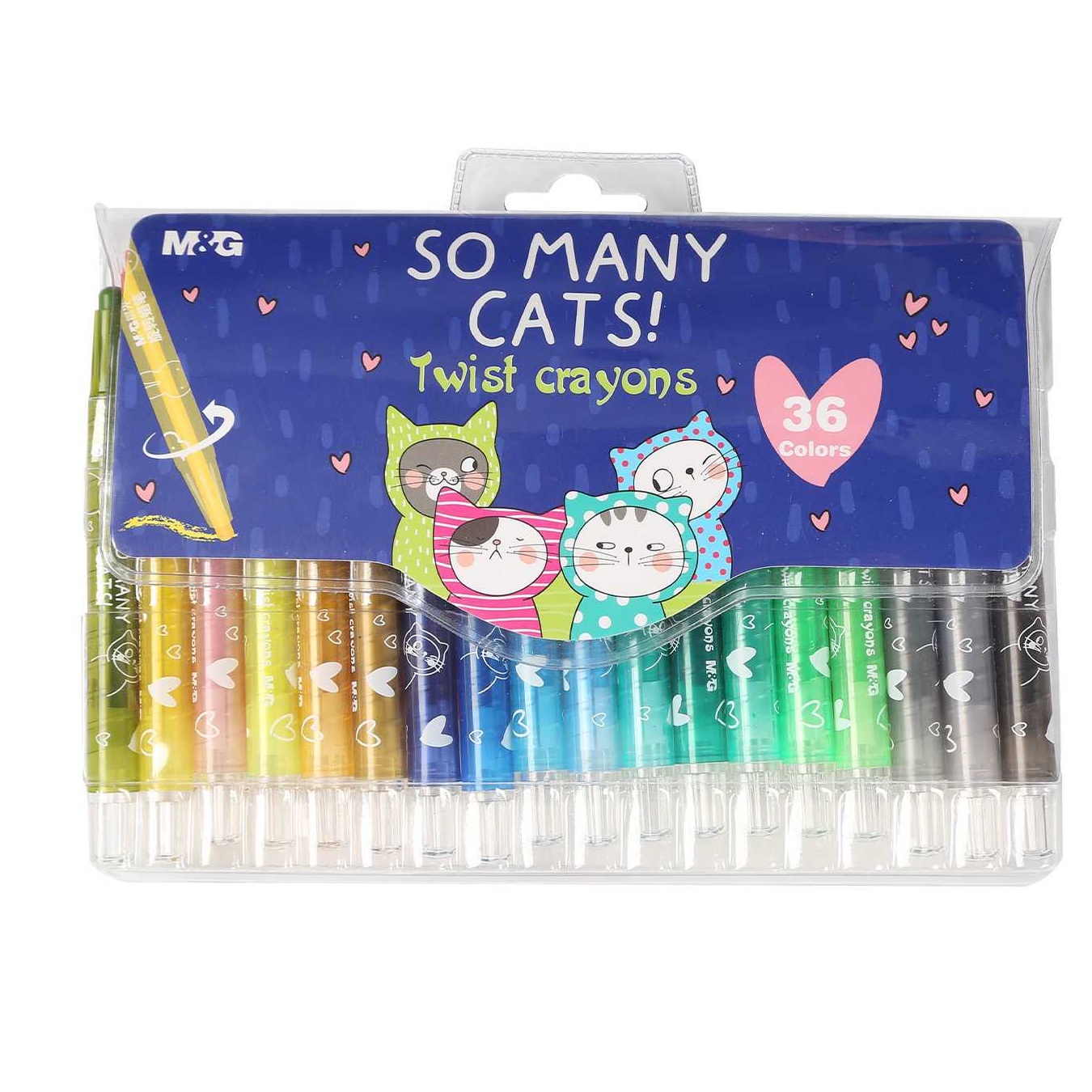 

Dahsyat Krayon MG Oil Pastel So Many Cats Twistable Crayon Set 36 WarnaKrayon MG Oil Pastel So Many Cats Twistable Crayon Set 36 Warna