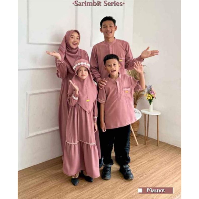 setelan baju keluarga terbaru bahan CRINGKEL setelan baju lebaran keluarga