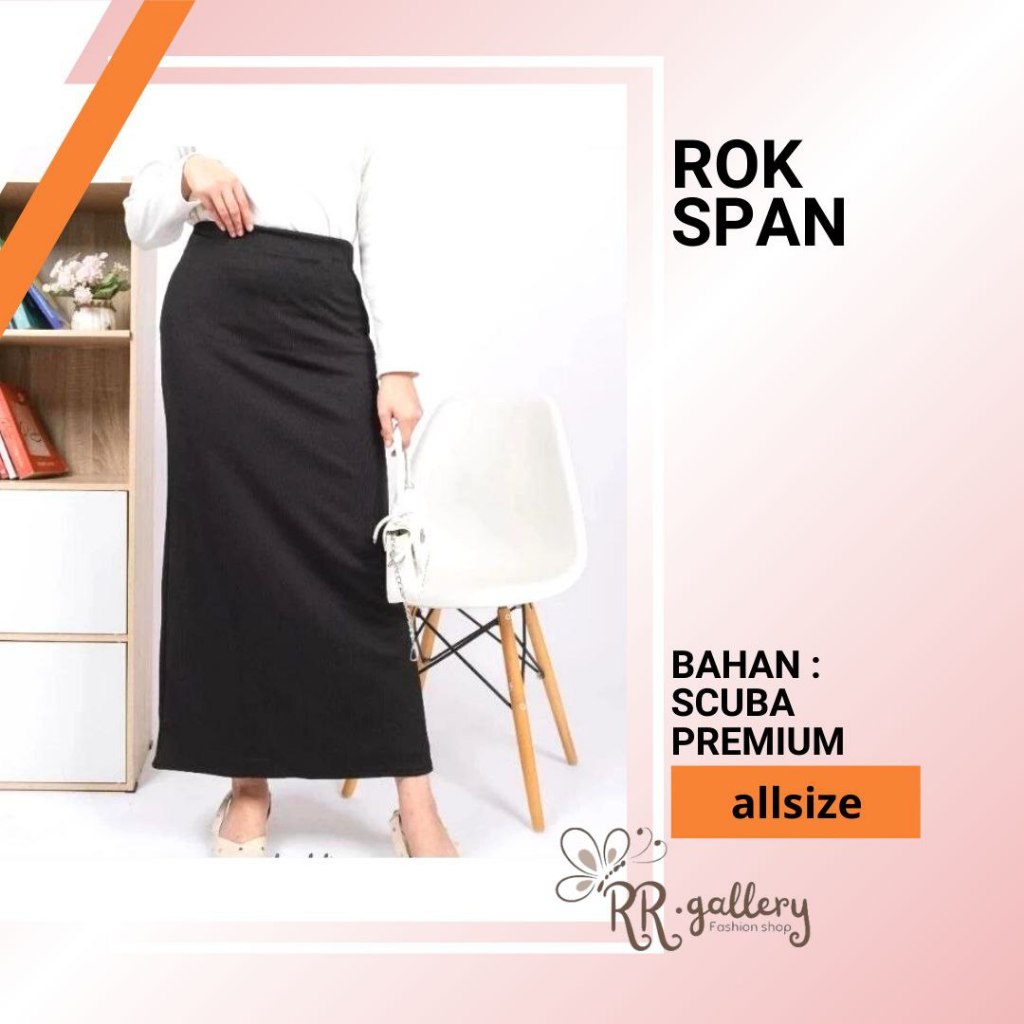 Rok  Span Scuba premium ootd kekinian