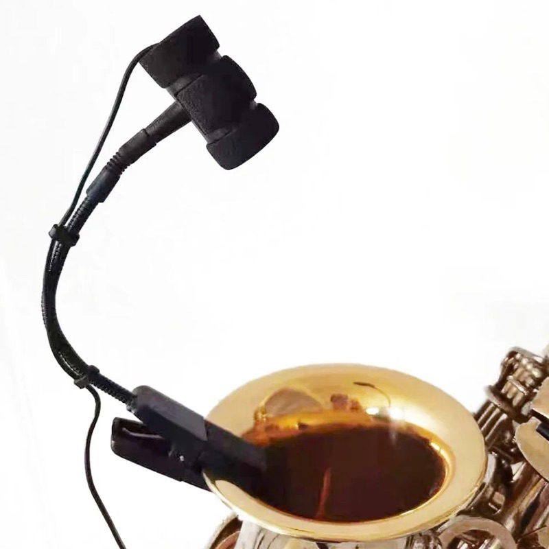 Durable Saxophone Clip On Holder Clip Wireless Mic Saxophone