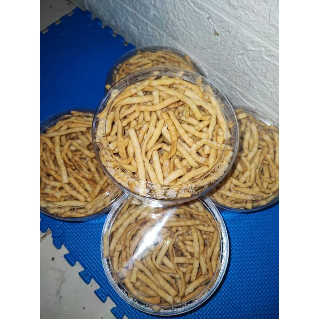 

stik bawang kue kering handmade bahan premium gurih renyah toples 500g