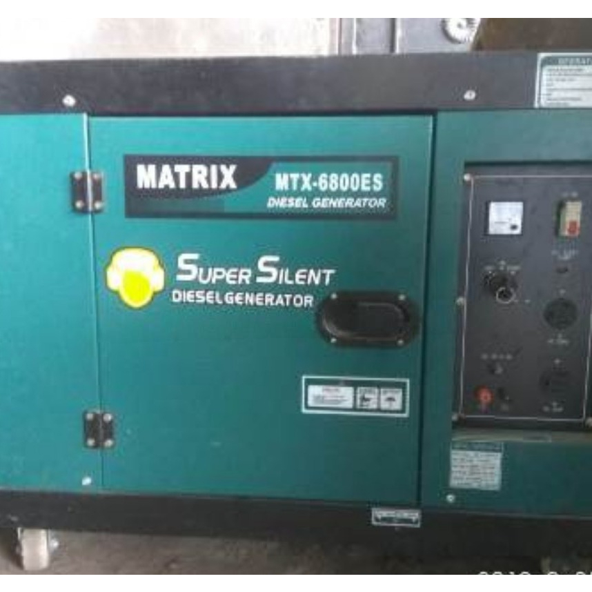 Genset SuperSilent Matrix MTX6800ES - 5000Watt SuperSilent MTX 6800 ES