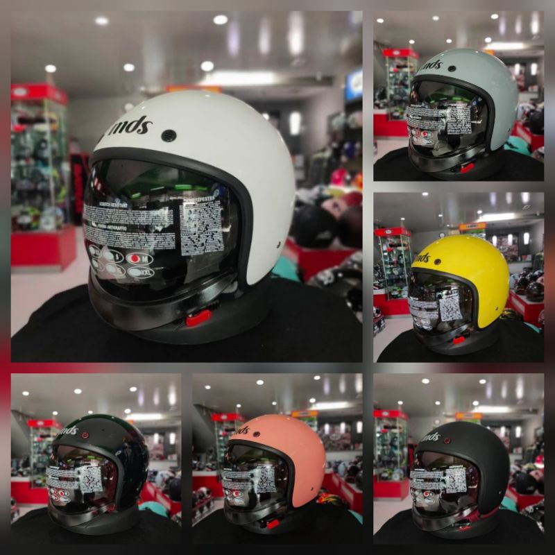 Helm Mds Magnum Original 100% White