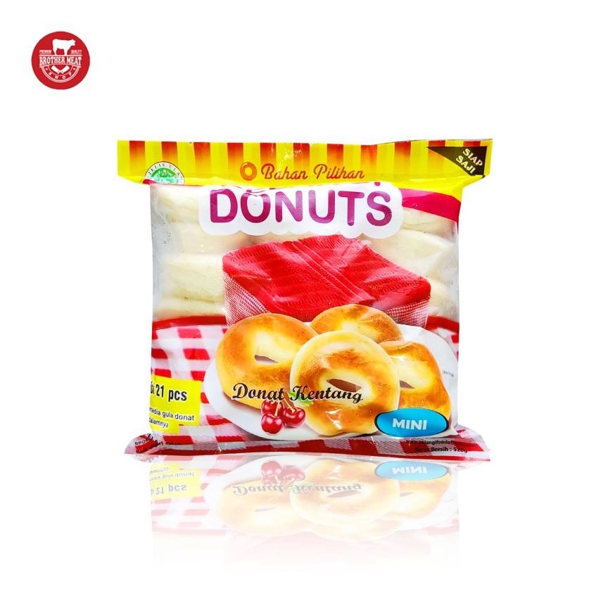 

LFQ696 XG34448 Pelangi Donuts isi 1 Donat Kentang Halal