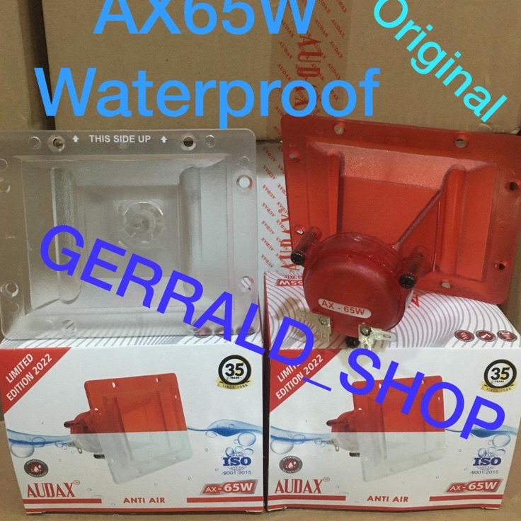 AUDAX AX 65 W WATERPROOF ANTI AIR ORIGINAL ASLI c Produk Premium