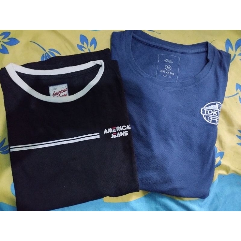 Preloved Kaos Nevada & American Jeans