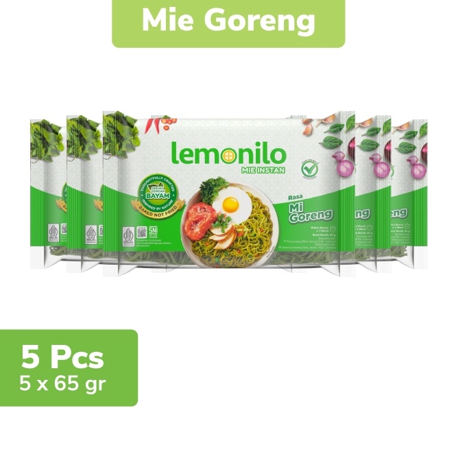 

RON766 COD 5 Pcs Lemonilo Mie Instan Goreng 65g