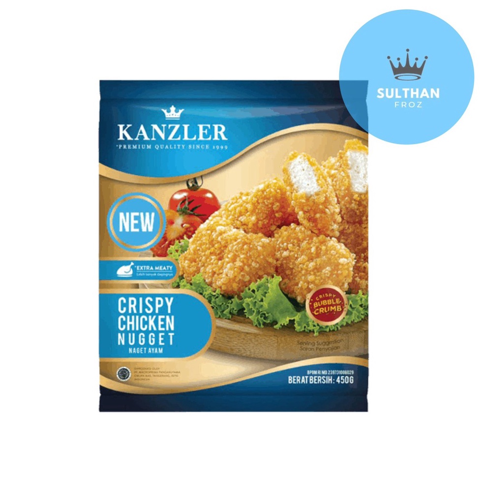 

XMV998 KANZLER CRISPY CHICKEN NUGGET 45GR