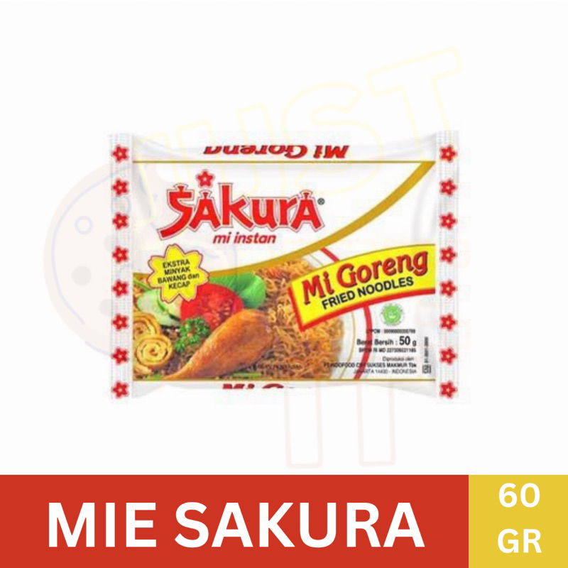 

MIE SAKURA - MIE INSTANT NETTO 60GR