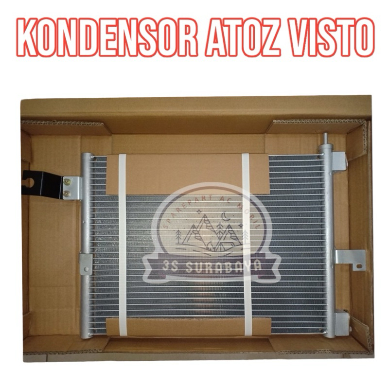 Kondensor Atoz Visto Kia Hyundai Ac Mobil (Baru/New) Condensor Ac