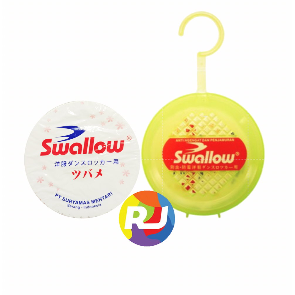 Kamper Kapur Barus Gantung Swallow 80gr - WITH CASE / REFILL
