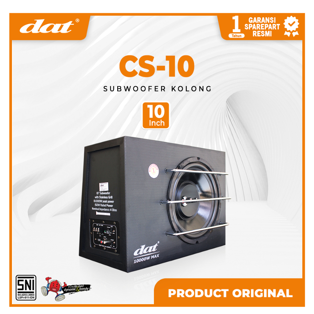 DAT Car Subwoofer CS Series 10 dan 12 Inch