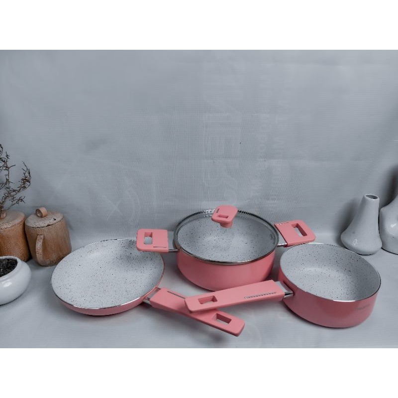 Set Panci Seri Pink (freemir)