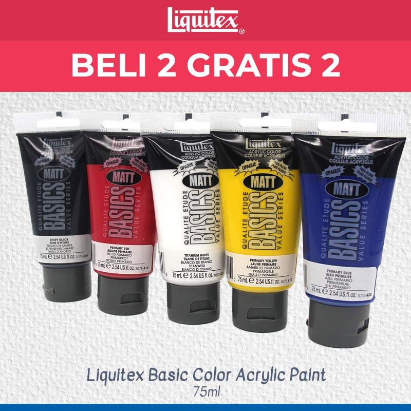 

Acrylic Color Cat Akrilik Liquitex Basic 75ml 118ml 200ml