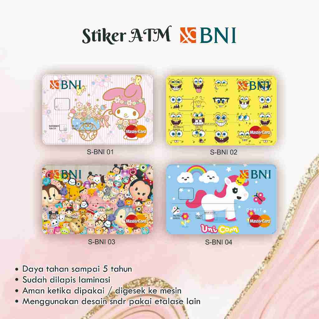 

Stiker / Garskin / Skin ATM BNI Chip