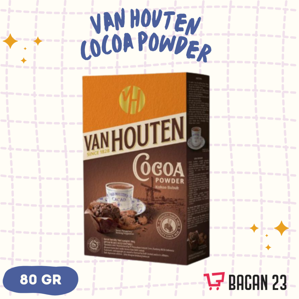 

VanHouten Cocoa Powder (80 gr) Bubuk Coklat Van Houten