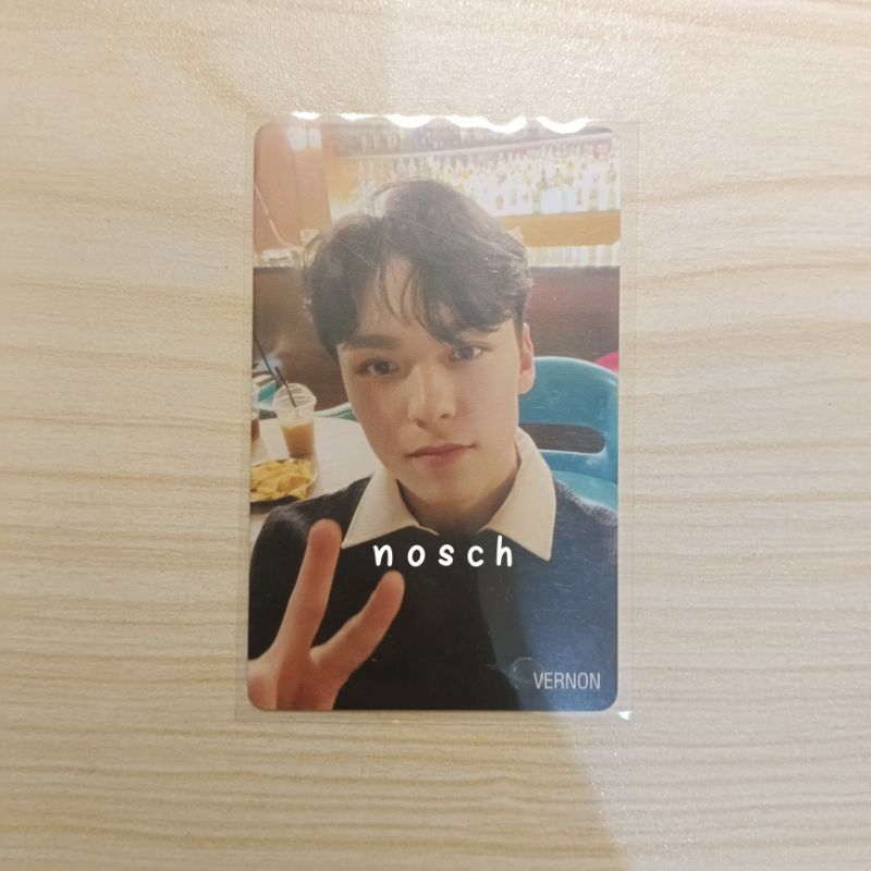 BOOKED seventeen vernon warteg limited semicolon interpark yes24 pc photocard ( official )