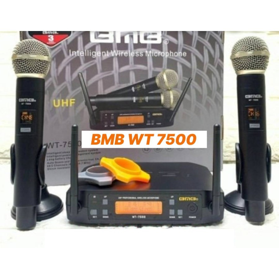 MIC WIRELESS BMB WT 7500 / WT7500 MICROPHONE WIRELESS ORIGINAL BMB