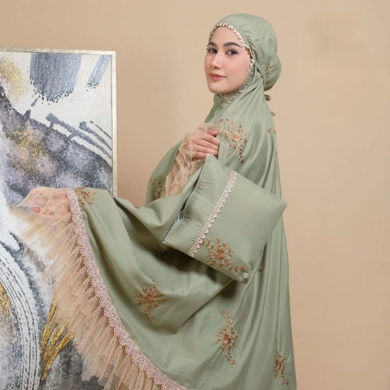 0Mukenah potongan dewasa bahan katun