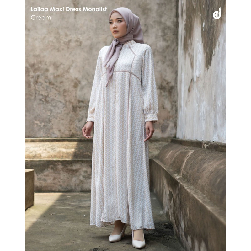 Deenay Lailaa Dress MonoList - Dress Deenay Baru