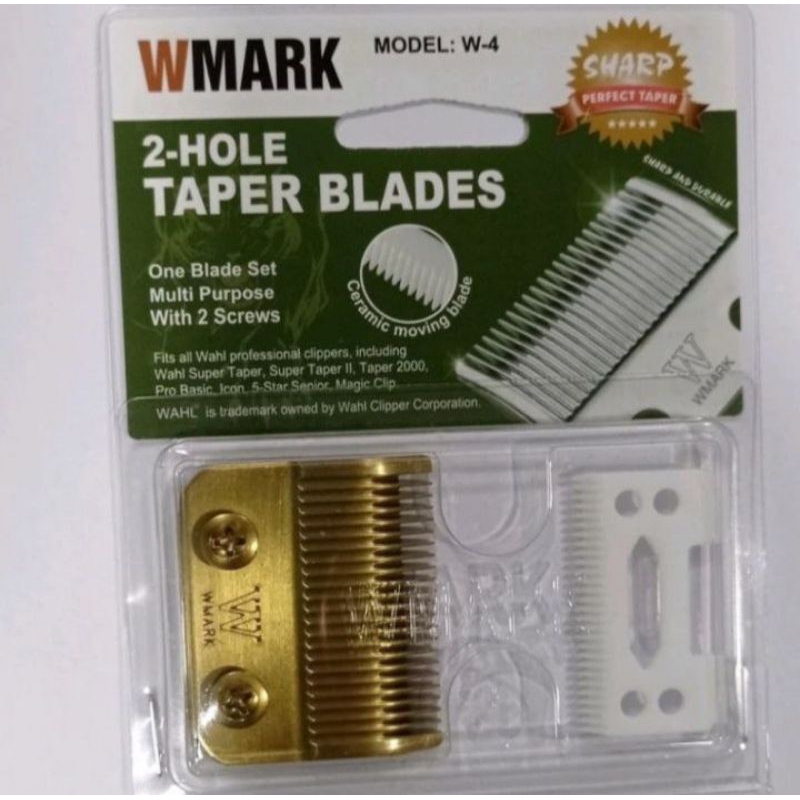 Mata Pisau Cukur Blade Ceramic Wmark W4 untuk Cliper Wahl Kemei