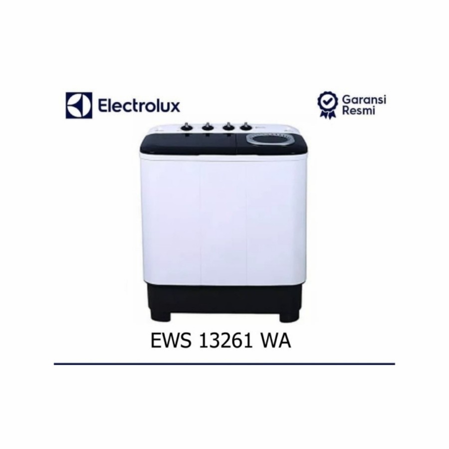 MESIN CUCI ELECTROLUX EWS-13261WA 2 TABUNG 12 KG GARANSI RESMI LOW WATT EWS 13261 WA / 13261WA