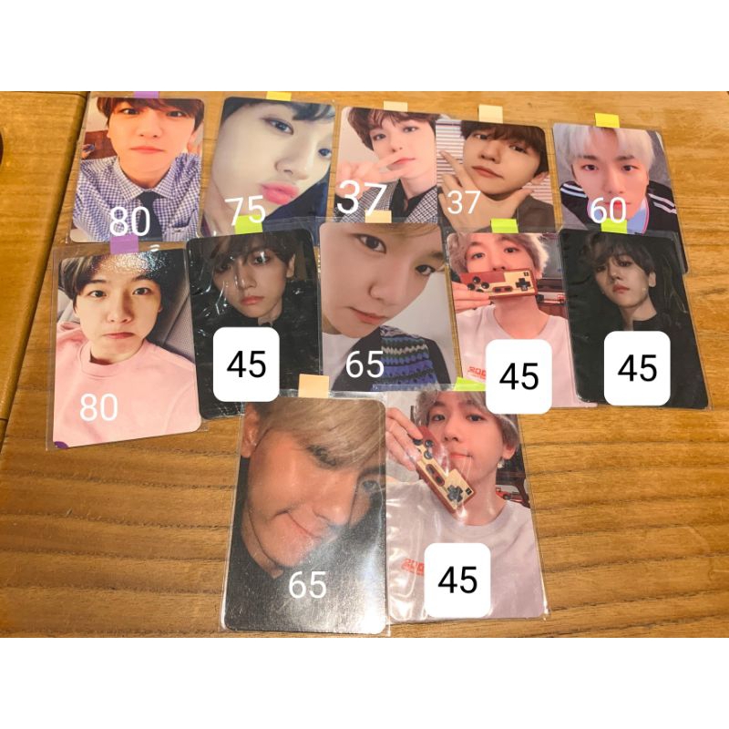 PHOTOCARD BAEKHYUN PC OFFICIAL AAB EXO FOR LIFE UNVILLAGE ALBUM