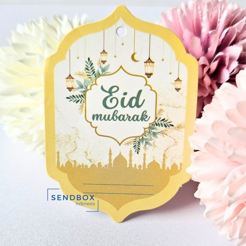 

hang tag paperbelt sleeve lebaran idul fitri (ISI 5) GRATIS RANTAI BIJI LADA