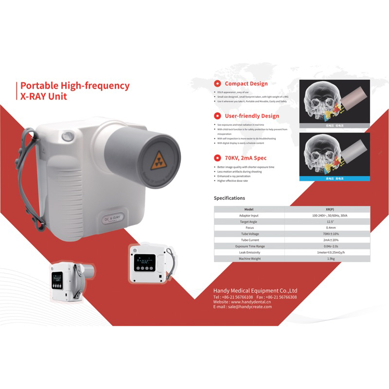 DENTAL X-RAY PERIAPICAL PORTABLE HANDY/ RONTGEN PORTABLE SENSOR DAN XRAY UNIT