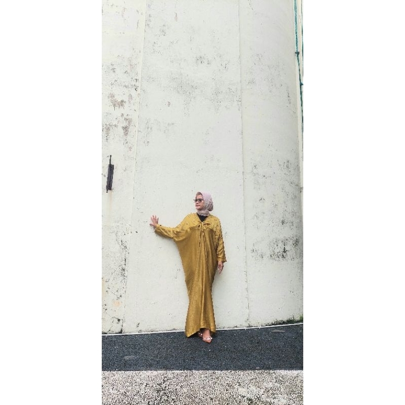 kaftan farhana|kaftan mewah|kaftan payet|kaftan satin|kaftan premium|kaftan murah