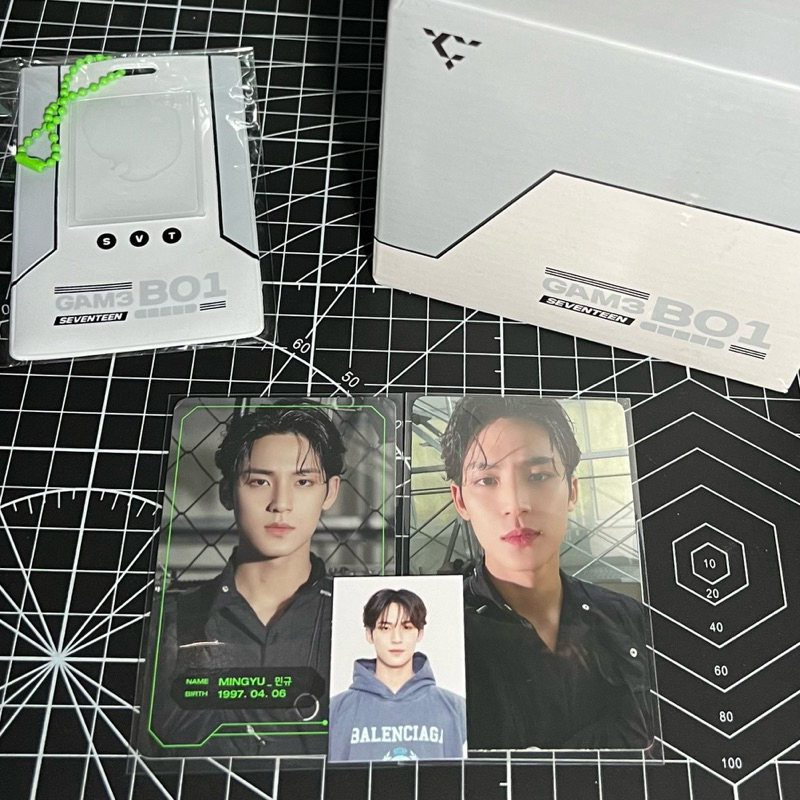 SEVENTEEN CARAT MEMBERSHIP GAM3 BO1 MINGYU CARD HOLDER MUG CAHOL CARMEM SVT