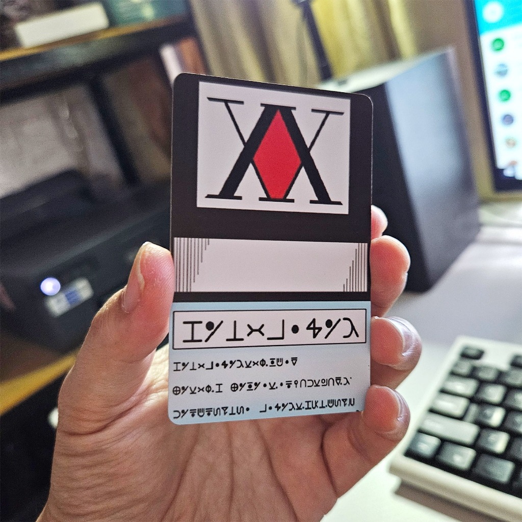 Kartu Lisensi HUNTER X HUNTER Bahan PVC Anti Air