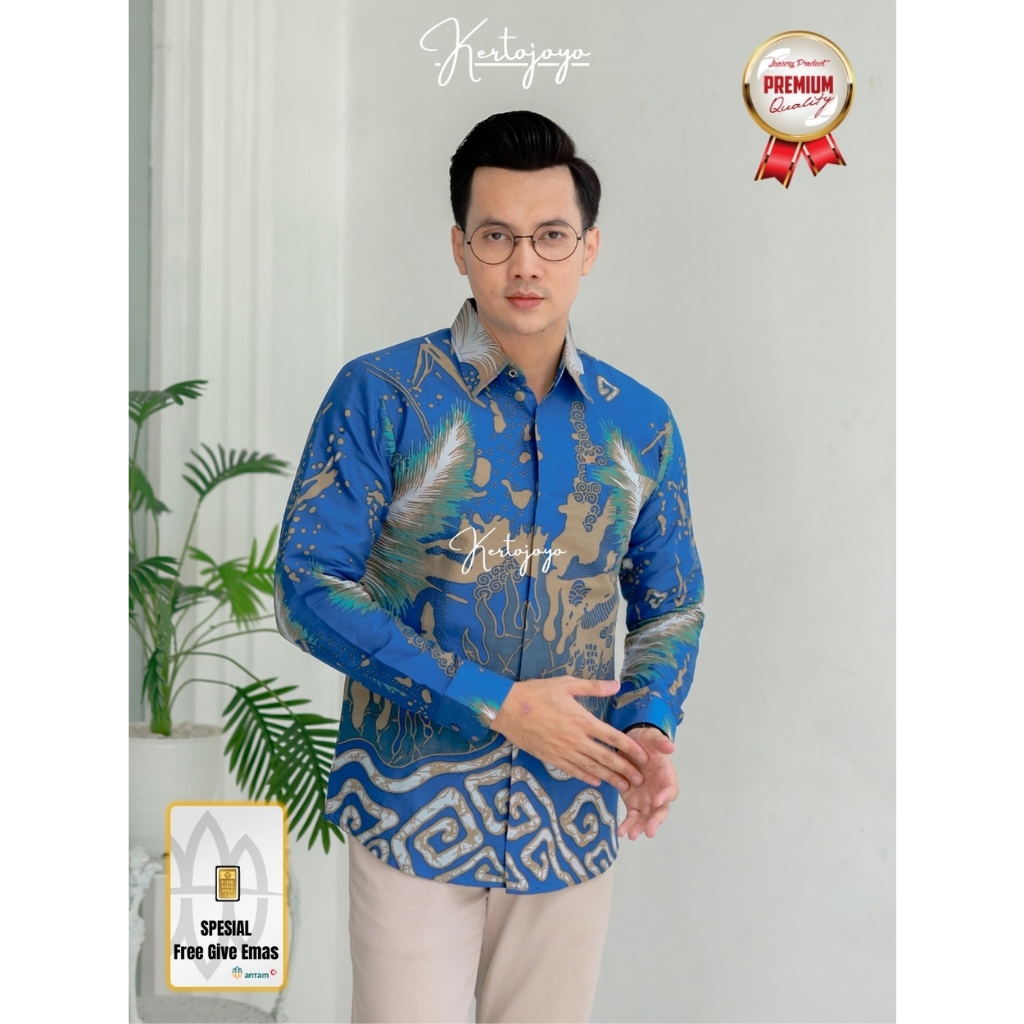 Batik Pria Lengan Panjang Premium Hem Batik Pria Dewasa Batik Pria Premium Original Batik Batik Pria