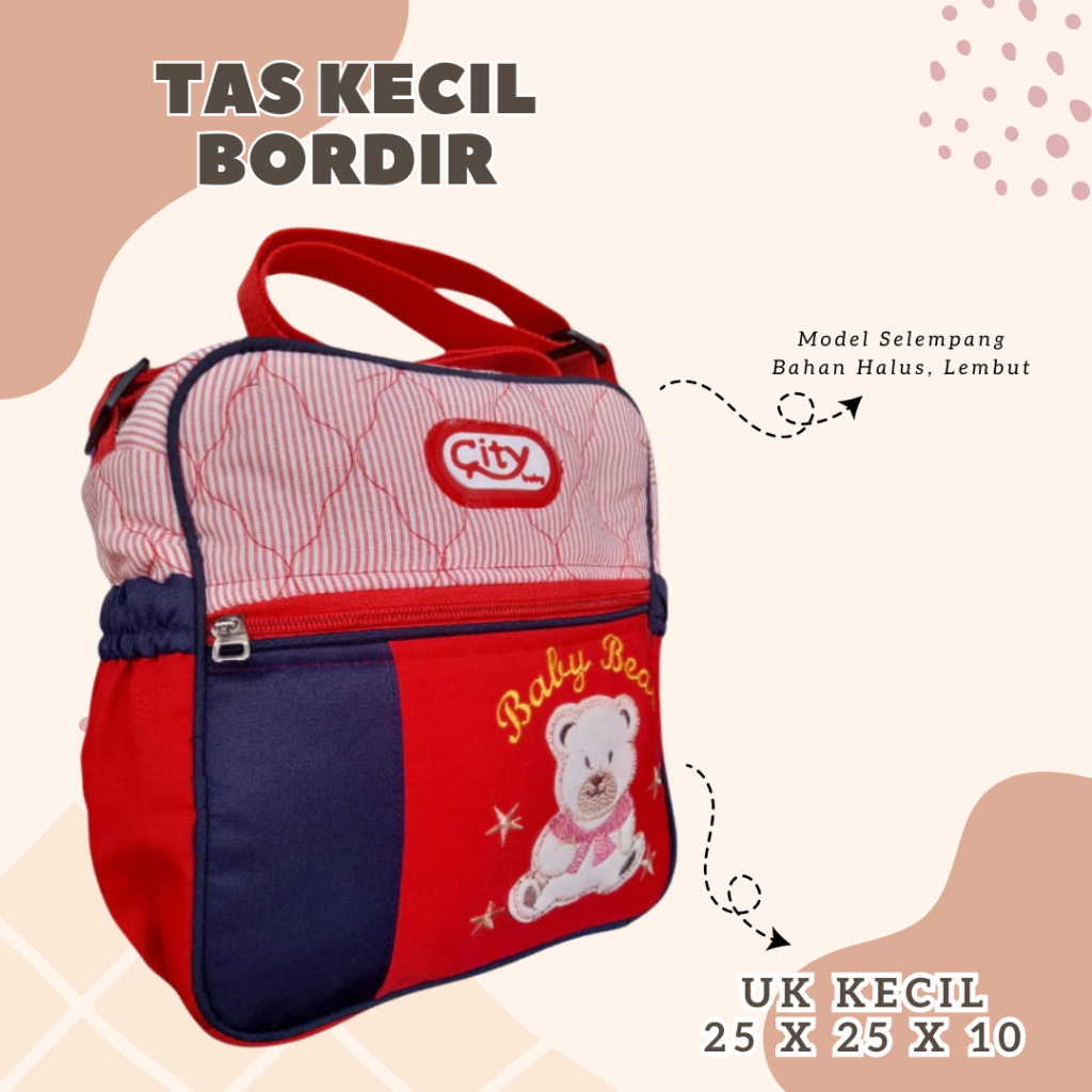 Tas Bayi Multifungsi Kecil Tas Bayi Kecil Bordir