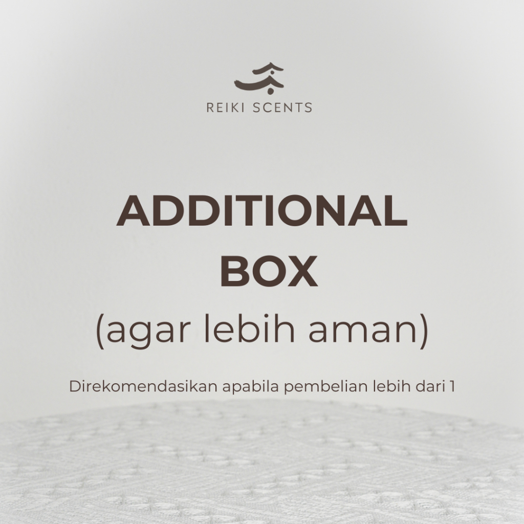 

Additional Box agar Pengiriman lebih aman