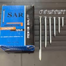 Paku Cor Putih Silver Baja Beton 1box 1kotak 1dus 1'' . 1 1/4 .1 1/2'' , 2'' , 2 1/2'' , 3'' , 4'' ,