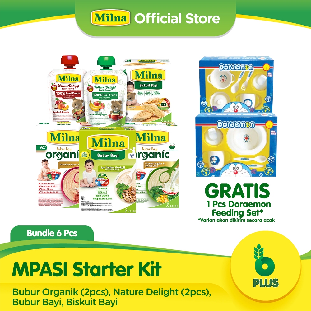 Milna MPASI 6+ Starter Kit - Doraemon